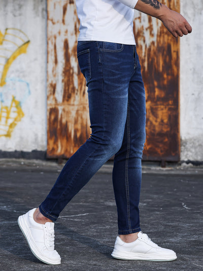 Pantalones Skinny Denim Azul con Elastano para Hombre - Image 12
