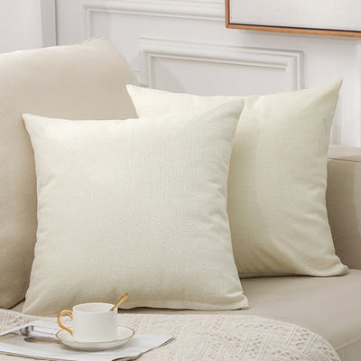 Almohada de Lino y Algodón para Sofá - Diseño Liso y Elegante - Image 14