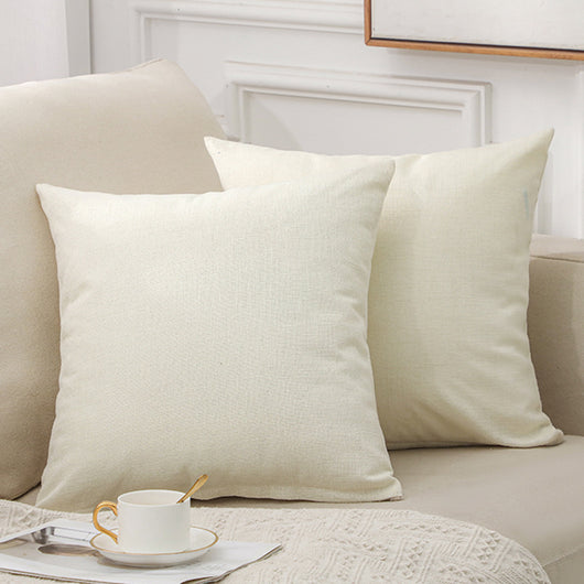 Almohada de Lino y Algodón para Sofá - Diseño Liso y Elegante - Image 14