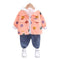 Conjunto Infantil 3 Piezas: Suéter con Capucha y Pantalón Denim