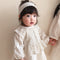 Vestido Infantil Estilo Occidental con Tirantes Bordados