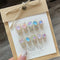 Pulsera Transparente con Mariposas y Cristales de Sueño Primaveral
