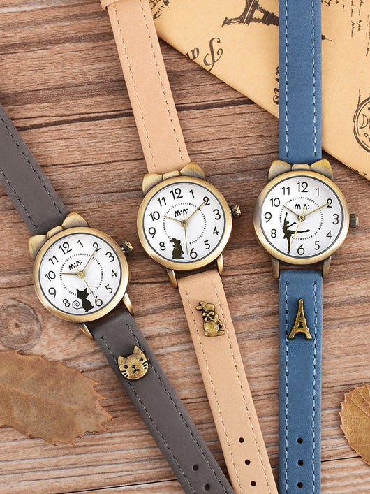 Reloj Retro Coreano Impermeable para Niña Secundaria - Image 4
