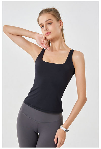 Chaleco Deportivo Sin Mangas Cuello U - Doble Capa Suave como Nube - Image 13