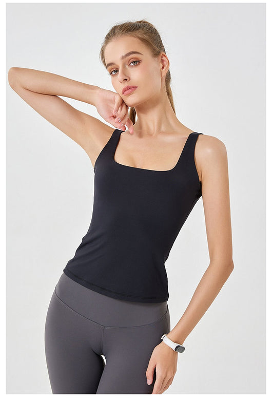 Chaleco Deportivo Sin Mangas Cuello U - Doble Capa Suave como Nube - Image 13