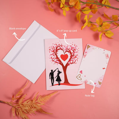Tarjeta de Invitación 3D con Forma de Corazón para San Valentín - Image 11