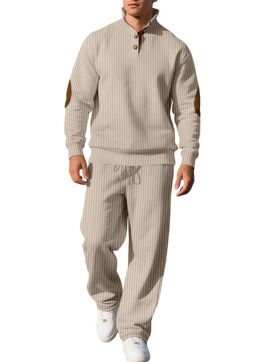 Conjunto Otoñal: Pantalón Casual y Suéter Jacquard con Cuello Alto - Image 13
