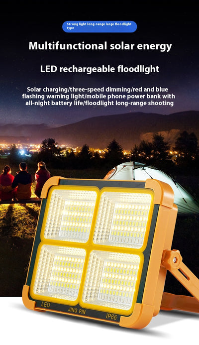 Lámpara Solar Portátil de Emergencia 5 en 1 para Camping y Exteriores - Image 13