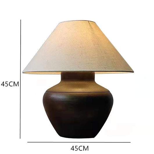 Lámpara de Mesa de Cerámica Estilo Moderno Retro Chino Nostálgico - Image 13