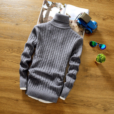 Suéter de Cuello Alto Coreano para Hombre Invierno - Image 5