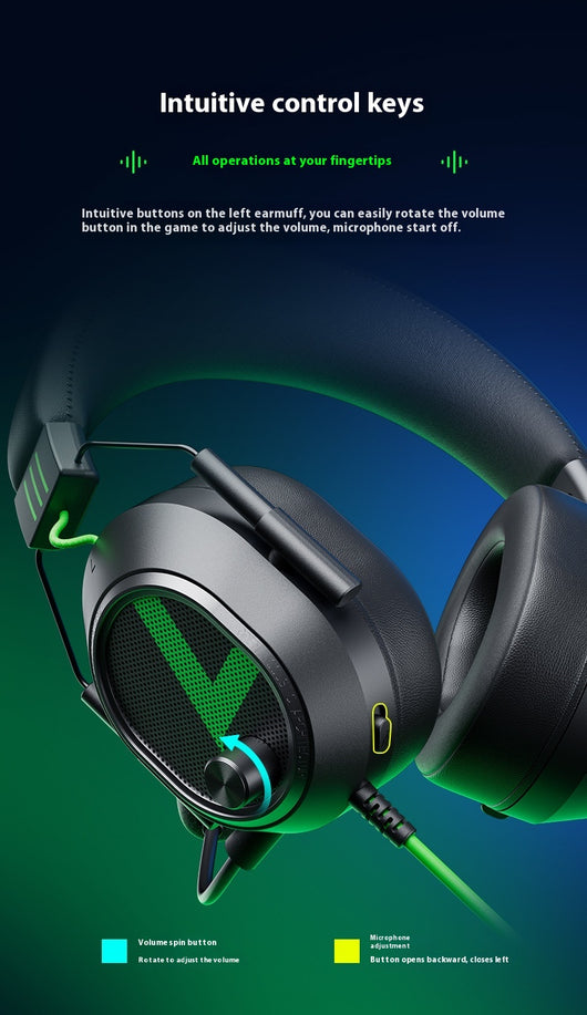 Auriculares Gaming G810 con Control por Cable - Sonido Inmersivo para Jugadores - Image 10