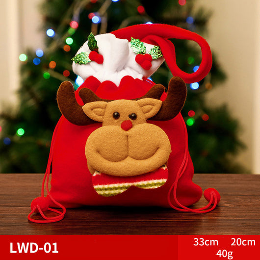 Bolsa de Regalo Navideña Portátil con Acabado Satinado - Image 25