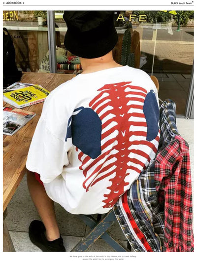 Playera Oversized Estampado Anatomía Cardiopulmonar - Image 12