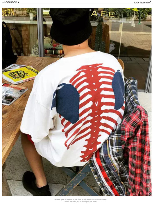 Playera Oversized Estampado Anatomía Cardiopulmonar - Image 12