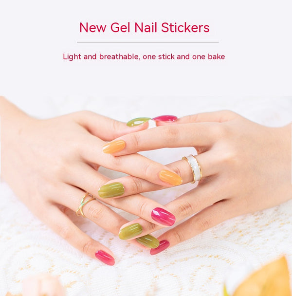 Pegatinas de Uñas en Gel Semipermanente 3D - Impermeables y Duraderas