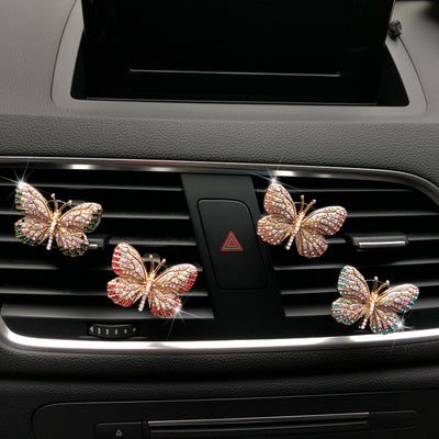 Ambientador de Auto Clip Mariposa Diamante para Aire Acondicionado