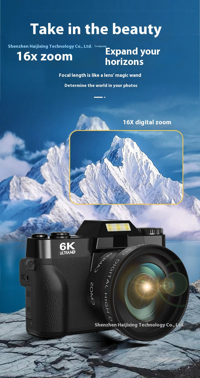 Cámara Mirrorless 6K HD Retro - Profesional y Compacta - Image 22