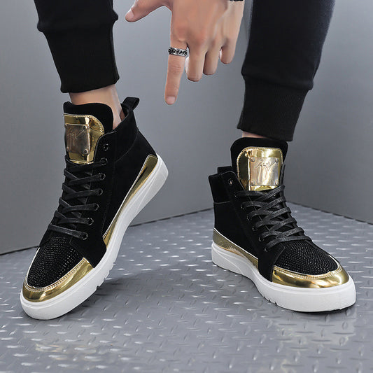 Zapatillas Altas de Skate Estilo Europeo para Otoño e Invierno