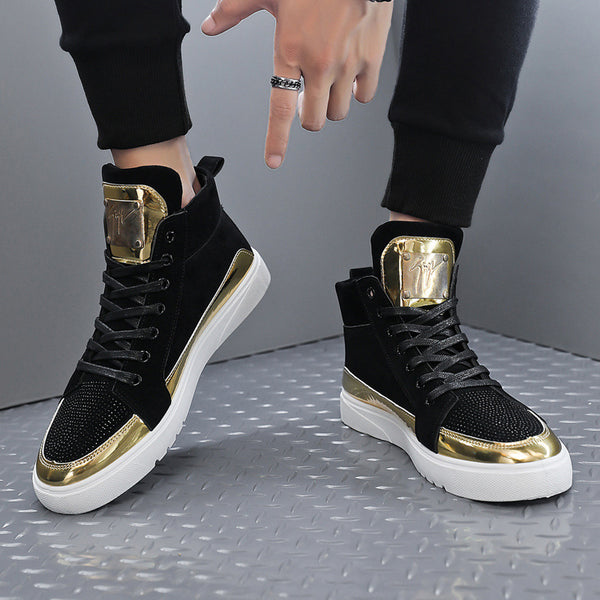 Zapatillas Altas de Skate Estilo Europeo para Otoño e Invierno