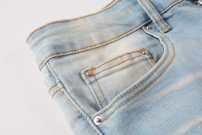 Jeans Slim Fit Efecto Desgastado INS - Image 18