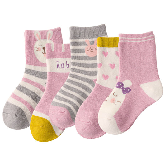 Calcetines Gruesos de Toalla para Bebé con Diseño Infantil - Image 16