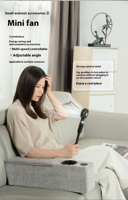 Cargador Inalámbrico para Reposabrazos de Sofá con Soporte Móvil - Image 11