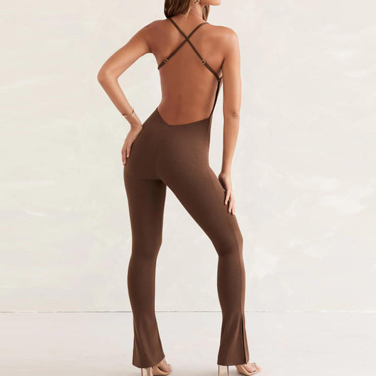 Pantalón Deportivo Acampanado con Soporte Lumbar y Tela Elástica Ajustable - Image 9