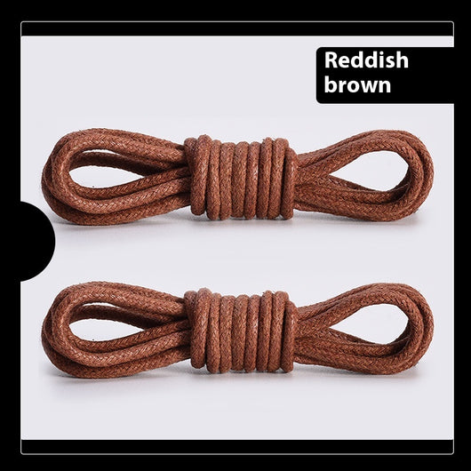 Cordones de Bota de Cuerda Encerada Redonda para Zapatos de Cuero - Un Par - Image 10