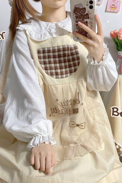Blusa Interior de Manga Larga con Cuello Pétalo para Mujer - Image 3