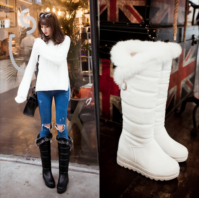 Botas Cálidas de Caña Alta con Suela Gruesa para Mujer - Image 18