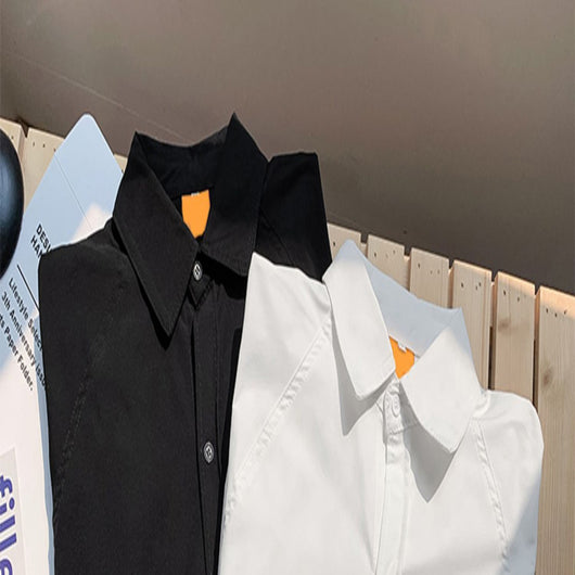Camisa Casual Juvenil Slim Fit - Chaqueta Versátil para Estudiantes - Image 12