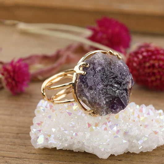 Anillo Ajustable de Oro con Perlas Irregulares - Image 2