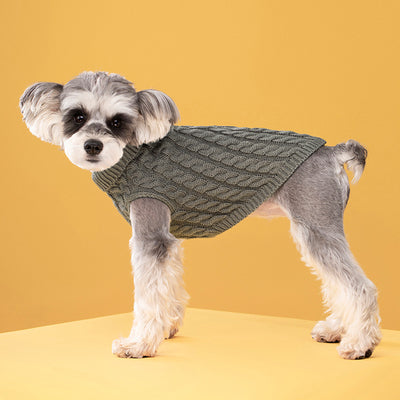 Suéter Tejido para Mascotas - Abrigo Cálido de Cuello Alto para Perros y Gatos - Image 15