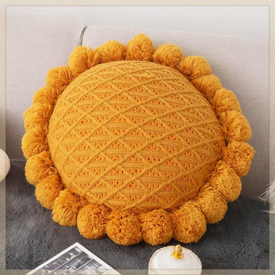 Funda de Cojín Tejido Verde Menta con Borlas - Almohada Decorativa Moderna para Sofá y Cama - Image 16