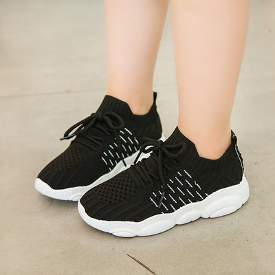 Zapatillas Deportivas Tejidas con Cordones para Niños - Primavera y Otoño - Image 20