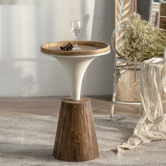Mesa de Centro de Madera Maciza para Sala de Estar