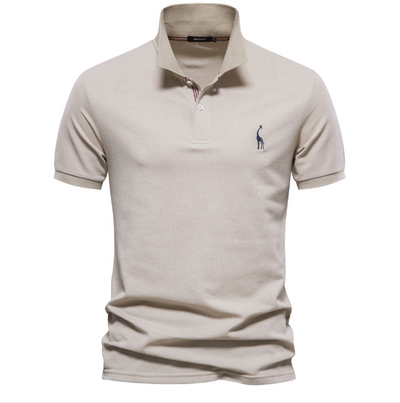 Polo Clásico para Hombre con Bordado de Venado - Diseño Básico Manga Corta - Image 13