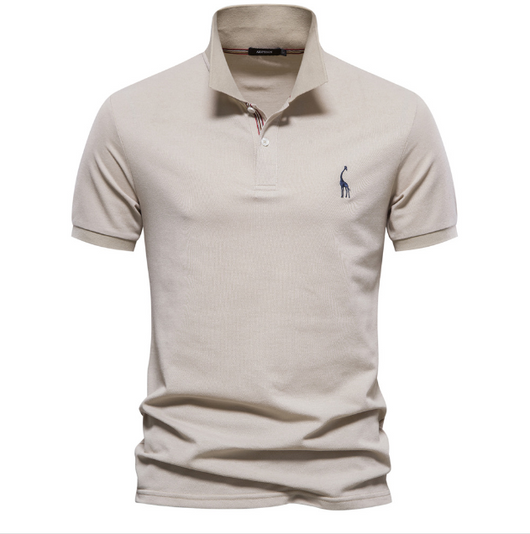 Polo Clásico para Hombre con Bordado de Venado - Diseño Básico Manga Corta - Image 13
