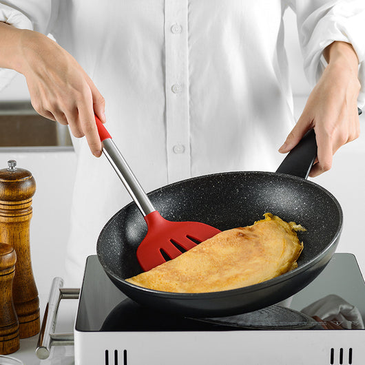 Juego de Utensilios de Cocina en Silicona con Mango de Acero Inoxidable - Image 16