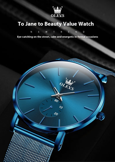 Reloj de Cuarzo Elegante con Hebilla Siamesa - Diseño Minimalista - Image 13