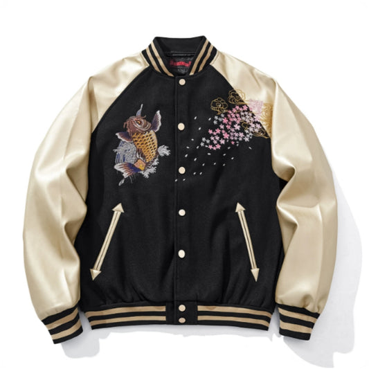Chaqueta Bordada de Carpa Reforzada