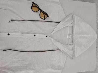 Camisa Suelta con Capucha y Manga Corta para Hombre - Image 44