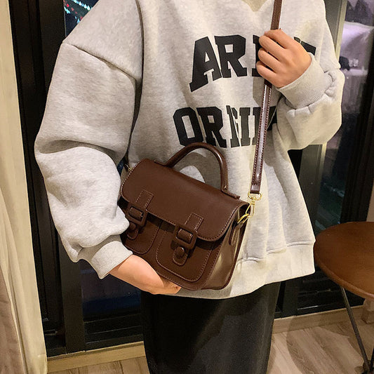 Bolso Mensajero Estilo Británico para Mujer con Correa Ajustable