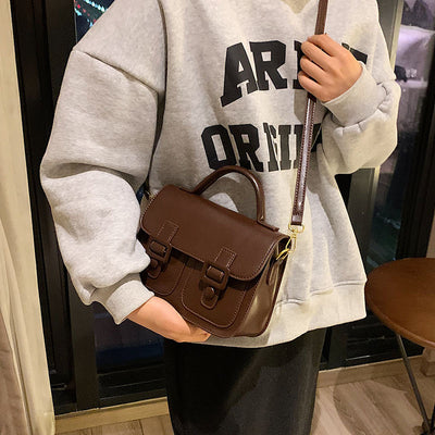 Bolso Mensajero Estilo Británico para Mujer con Correa Ajustable