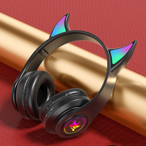 Auriculares Plegables Bass Luminosos con Tecnología de Audio