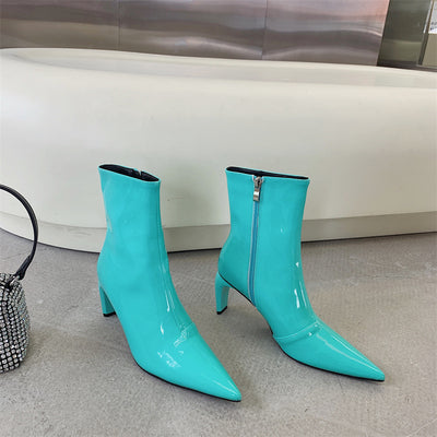 Botas Stiletto de Punta Afilada - Elegancia Versátil para Cualquier Ocasión - Image 9