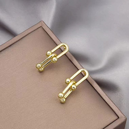 Aretes de Herradura en Oro 18k Personalizados - Regalo Especial - Image 2
