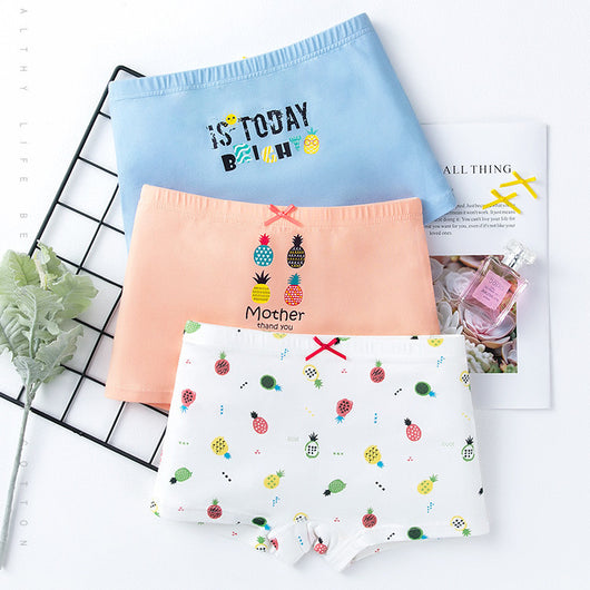 Set de Boxers de Algodón con Estampados Creativos para Niñas - Image 5