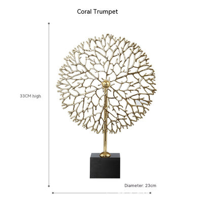 Árbol de Coral Decorativo Metálico Lujo - Escultura para Entrada y Sala de Estar - Image 7