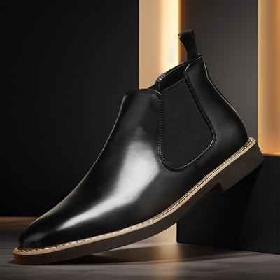 Botas de Cuero Estilo Británico Talla Grande para Hombre - Image 5